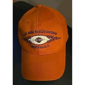 Rare HARLEY‎ DAVIDSON MOTORCYCLES Baseball Hat Libertyville, IL